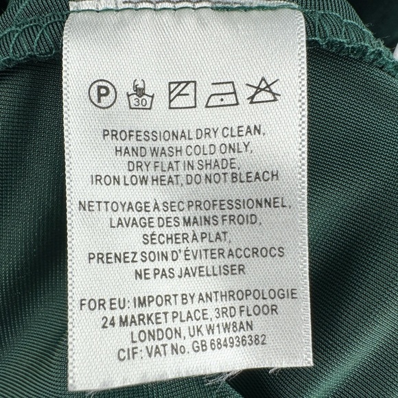 Jenny Yoo Ellis Flutter Sleeve Open Back Velvet Gown Size 8 Emerald Green Dress - Picture 12 of 16